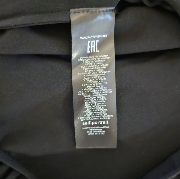 Self-Portrait Bustier Tiered Chiffon Midi-Dress - Picture 6 of 6